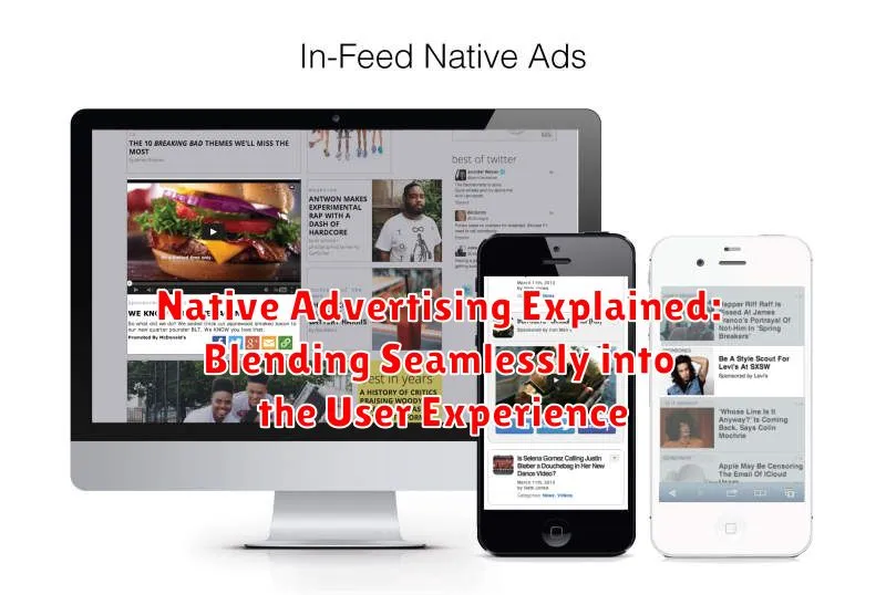 Native Advertising Explained: Blending Seamlessly into the User Experience