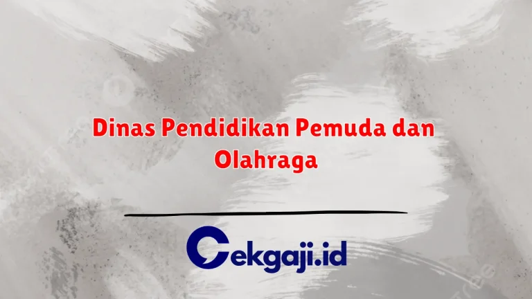 Dinas Pendidikan Pemuda dan Olahraga