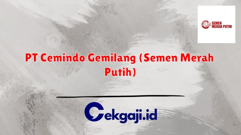 PT Cemindo Gemilang (Semen Merah Putih)